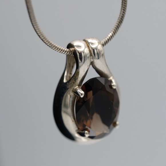 Paolo Romeo Pendant on 12.43 G Sterling Silver Omega Chain GORGEOUS - Picture 16 of 16